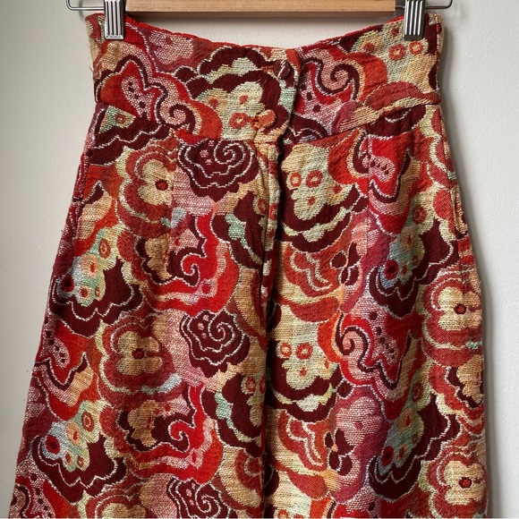 Elegant Multicolor Patterned Skirt fits women’s XS - Picture 6 of 14